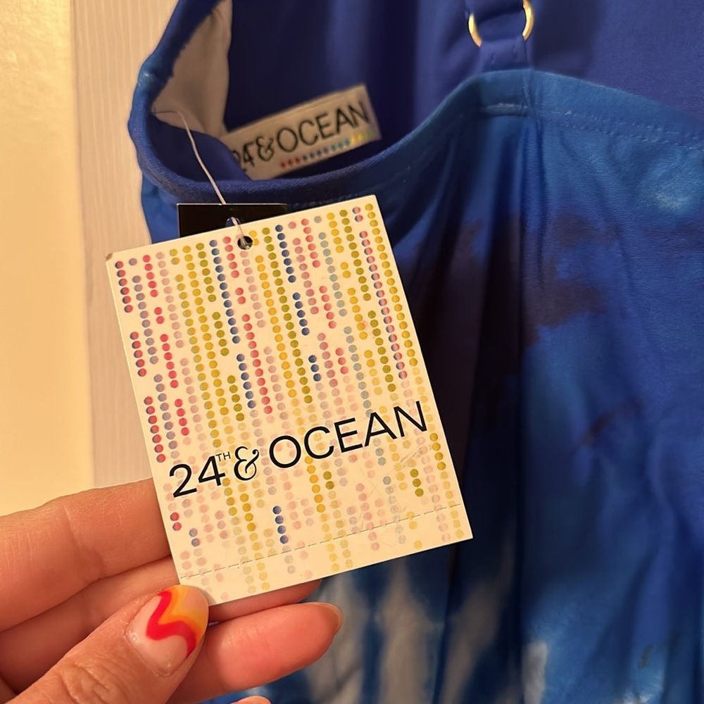 24th & Ocean Tankini Swim Top - Picture 6 of 7